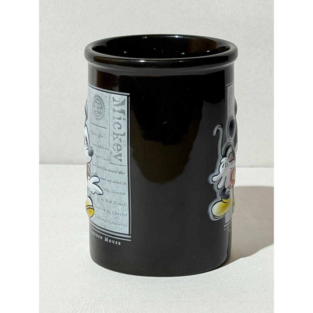 Disney Mickey Mouse The Original Cartoon Mouse Est 1928 Black Ceramic Coffee Mug - Picture 6 of 12